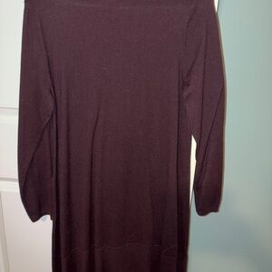 J. Jill Rich burgundy Long Sleeve Sweater Dress